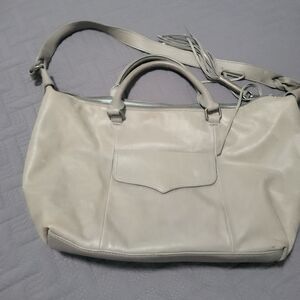 The Sak Pale Blue Leather Shoulder Bag